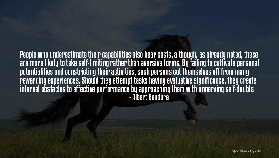 Cutting Themselves Quotes By Albert Bandura