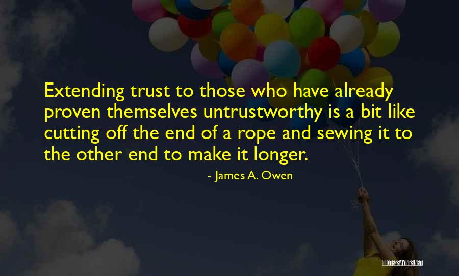 Cutting Themselves Quotes By James A. Owen