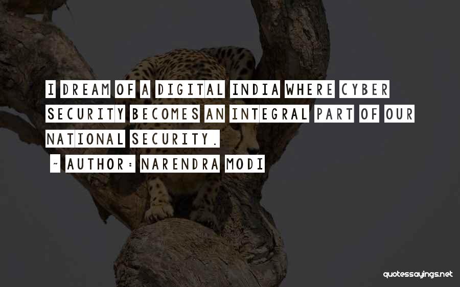 Cyber Security Quotes By Narendra Modi
