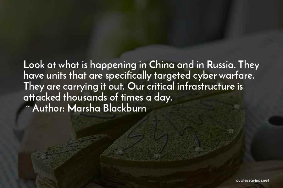 Cyber Warfare Quotes By Marsha Blackburn