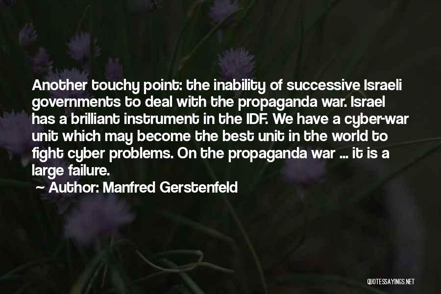 Cyber World Quotes By Manfred Gerstenfeld