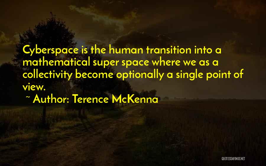 Cyberspace Quotes By Terence McKenna