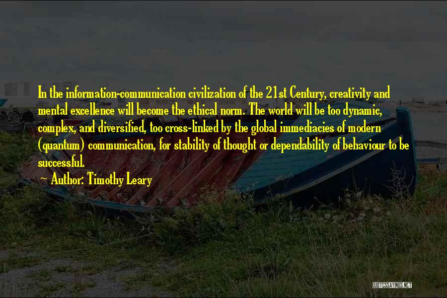 Cyberspace Quotes By Timothy Leary