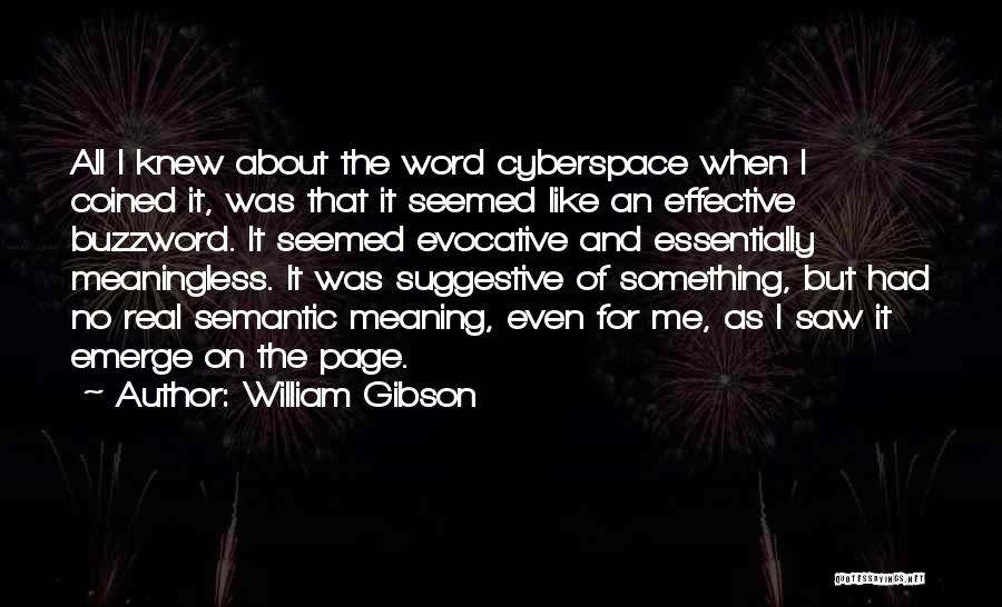 Cyberspace Quotes By William Gibson