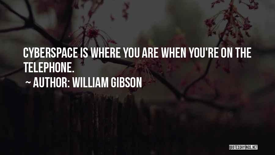 Cyberspace Quotes By William Gibson