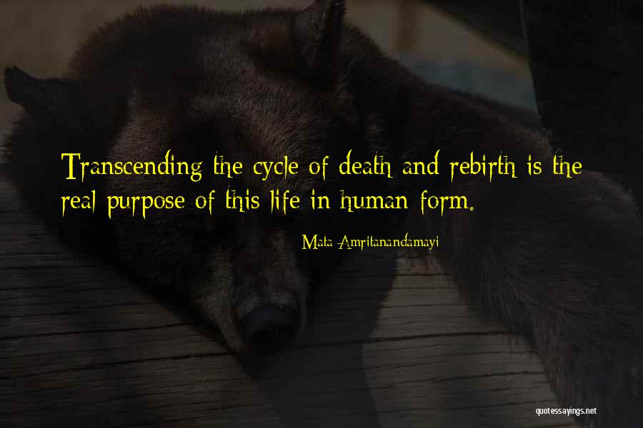 Cycle Of Life And Death Quotes By Mata Amritanandamayi