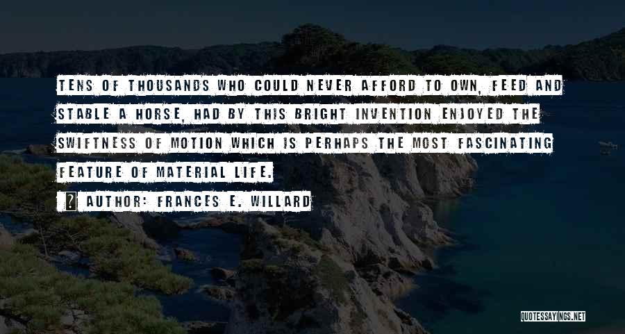 Cycling And Life Quotes By Frances E. Willard