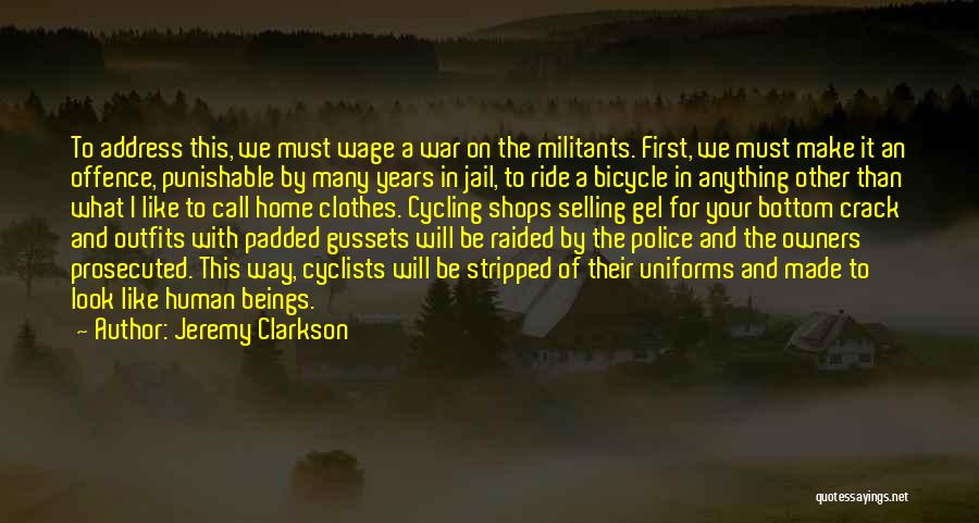Cycling Quotes By Jeremy Clarkson