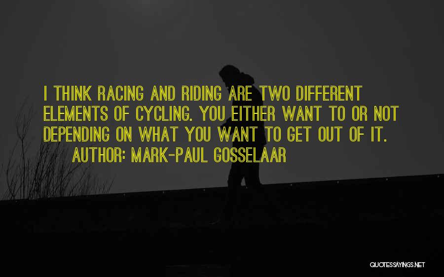 Cycling Quotes By Mark-Paul Gosselaar