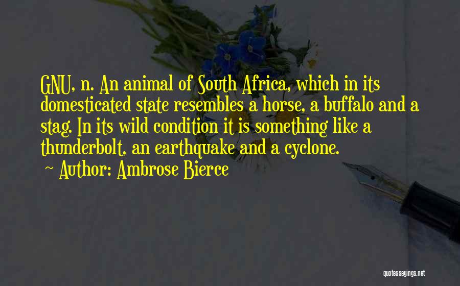 Cyclone Quotes By Ambrose Bierce