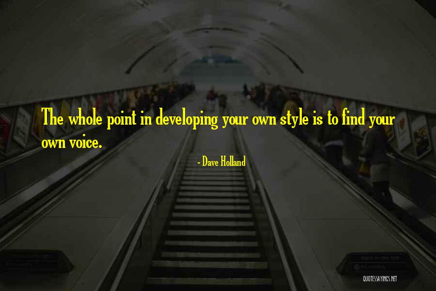 Cylcle Quotes By Dave Holland