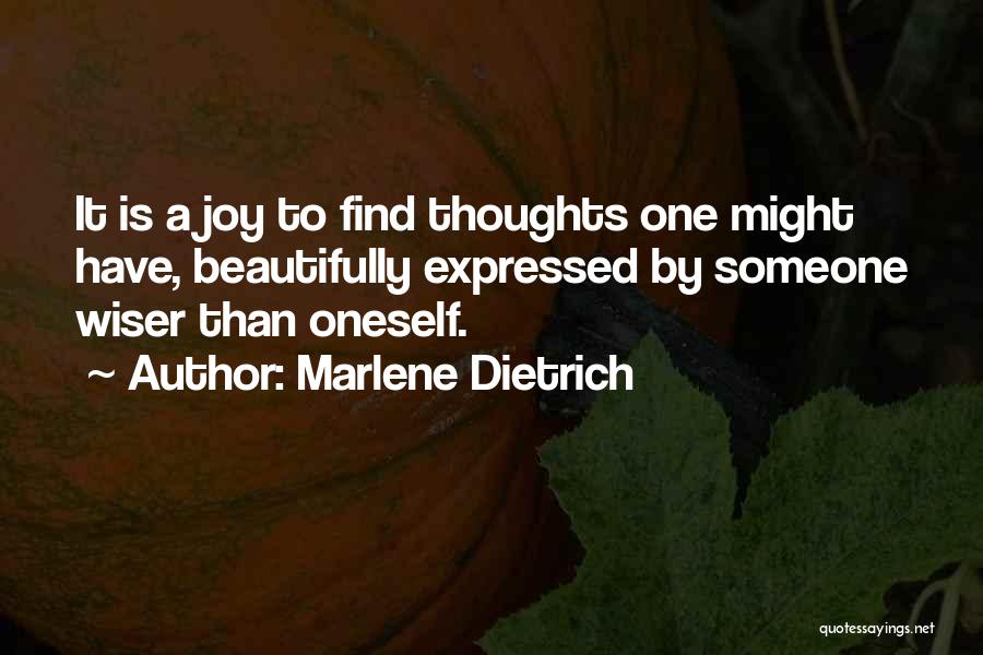 Cylerus Quotes By Marlene Dietrich