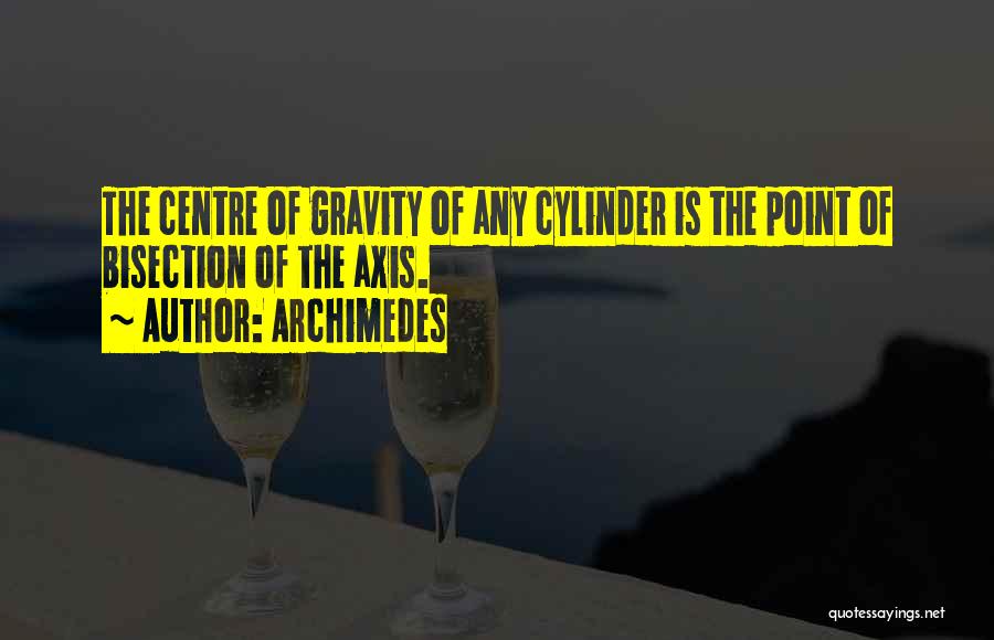 Cylinder Quotes By Archimedes