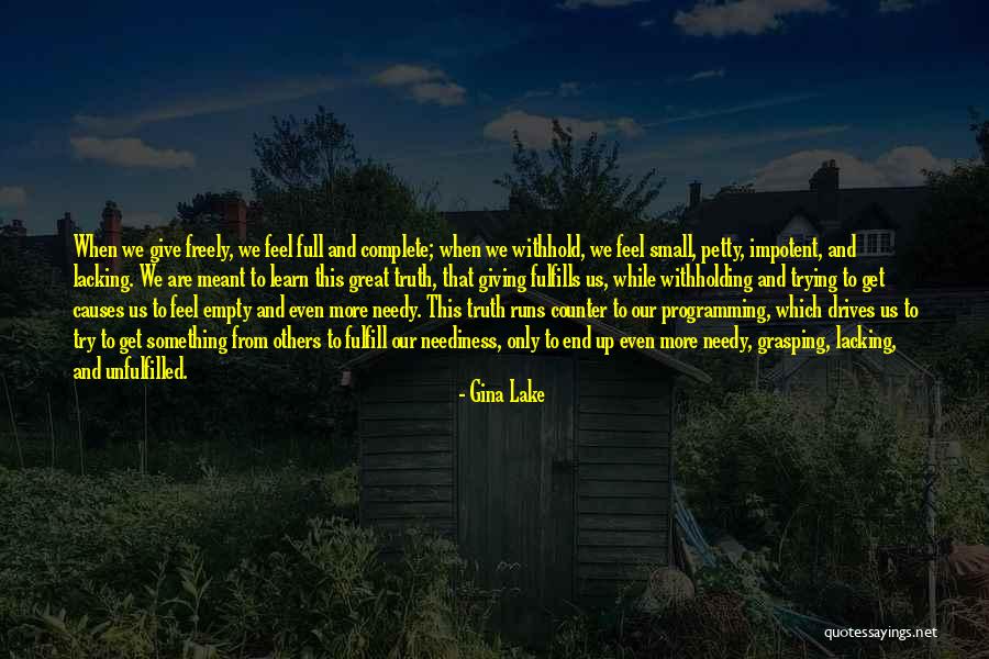 Cyndi Love Quotes By Gina Lake Cyndi Love Quotes By Gina Lake