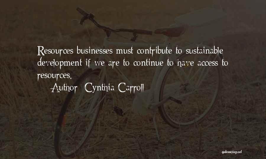 Cynthia Carroll Quotes 2103342