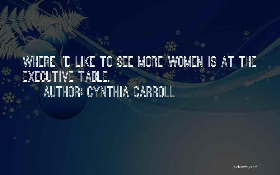 Cynthia Carroll Quotes 762136