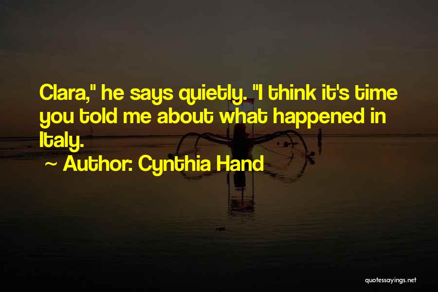 Cynthia Hand Quotes 939093