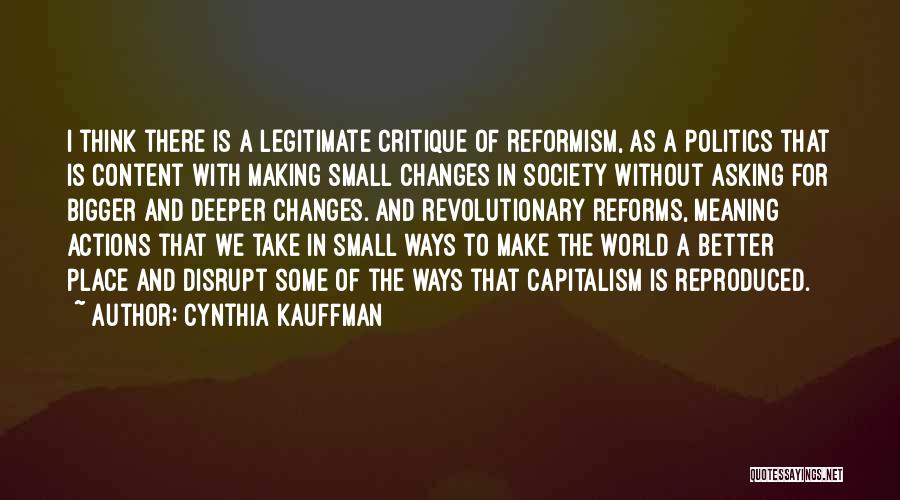 Cynthia Kauffman Quotes 322273