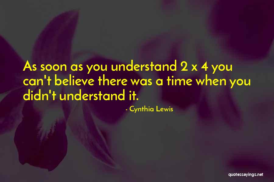 Cynthia Lewis Quotes 1823702