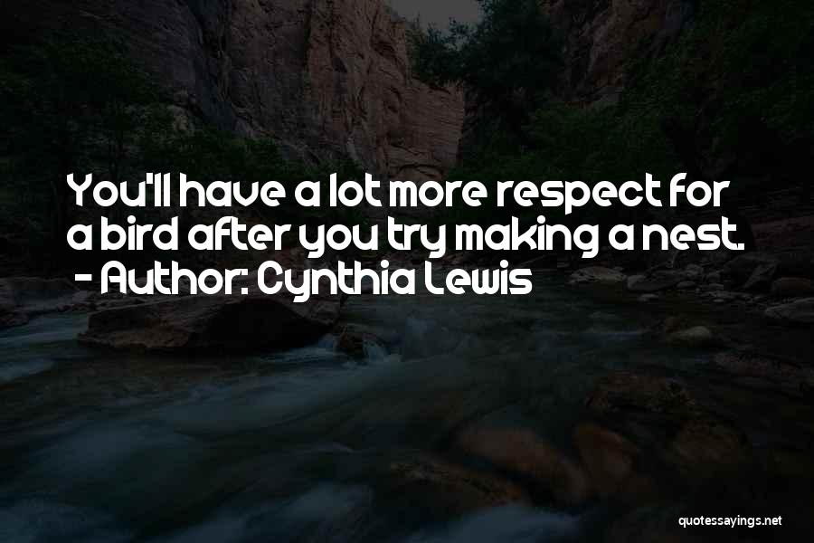 Cynthia Lewis Quotes 363583