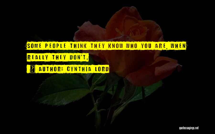 Cynthia Lord Quotes 985377