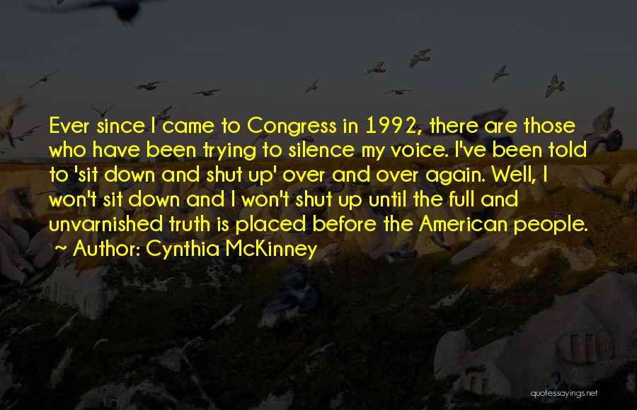 Cynthia McKinney Quotes 1607992