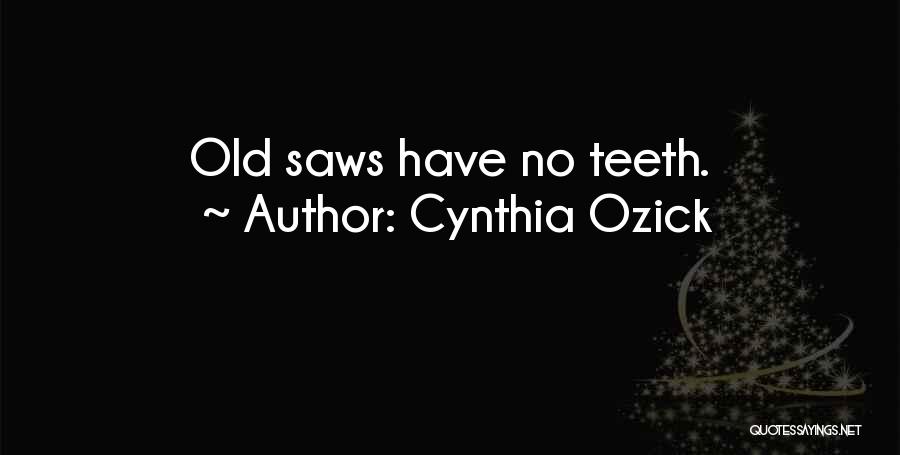 Cynthia Ozick Quotes 343709