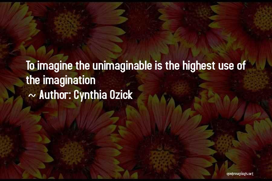 Cynthia Ozick Quotes 670703