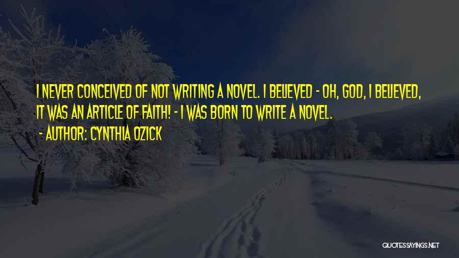 Cynthia Ozick Quotes 912878