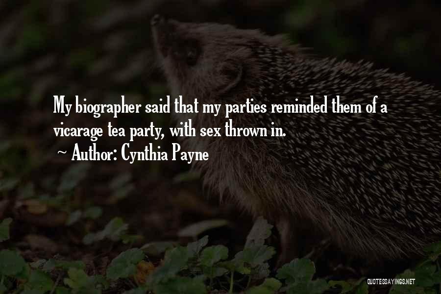 Cynthia Payne Quotes 103052