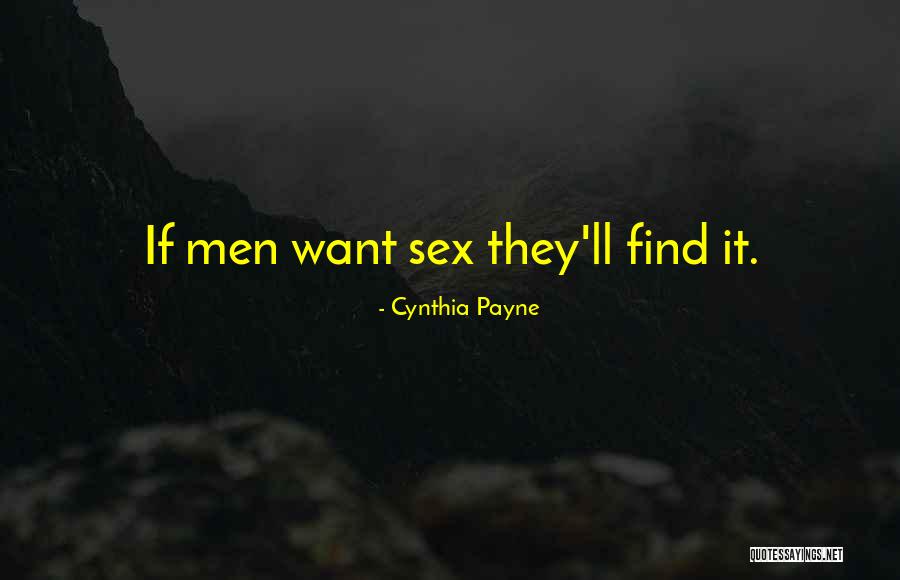 Cynthia Payne Quotes 549939