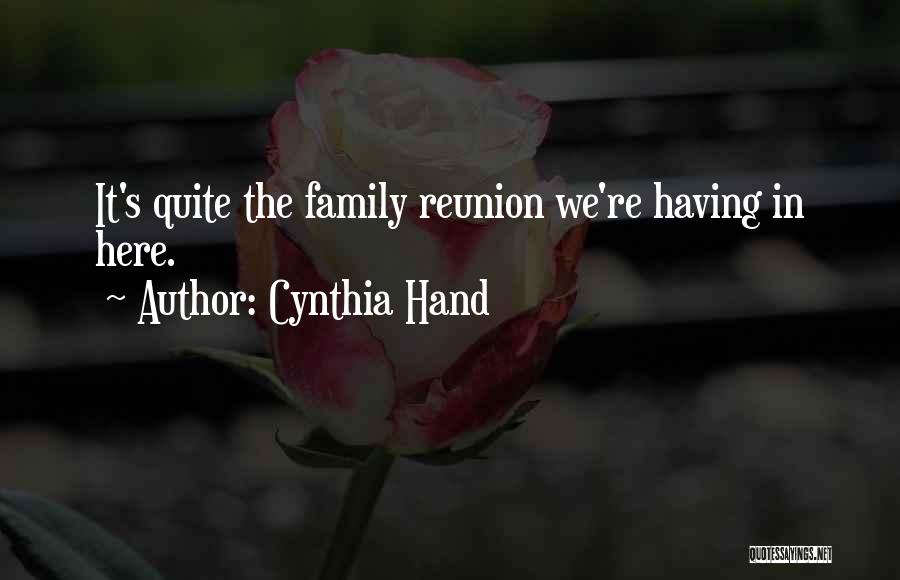 Cynthia Quotes By Cynthia Hand