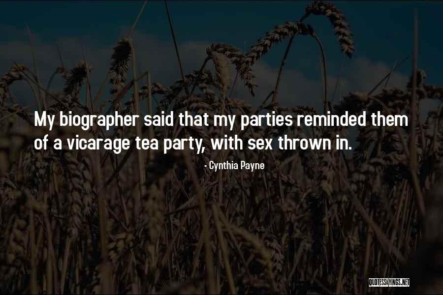 Cynthia Quotes By Cynthia Payne Cynthia Quotes By Cynthia Payne