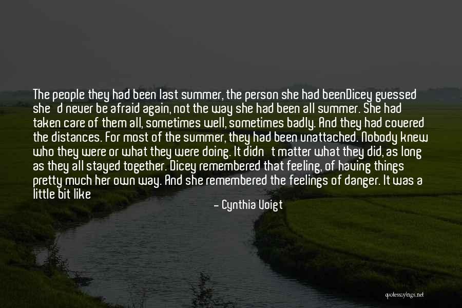 Cynthia Voigt Quotes 717776