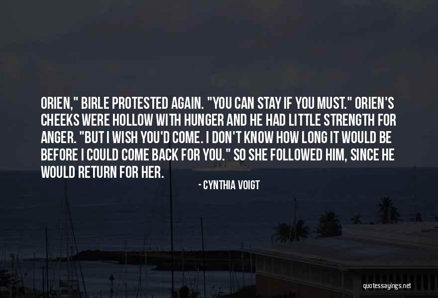 Cynthia Voigt Quotes 85266