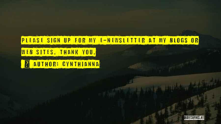 Cynthianna Quotes 1166930