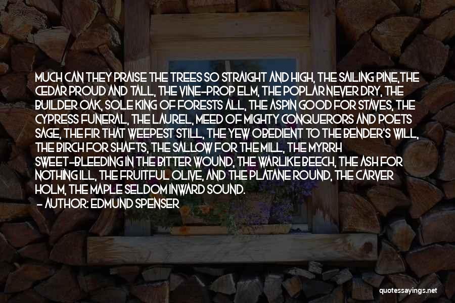 Cypress Trees Quotes By Edmund Spenser