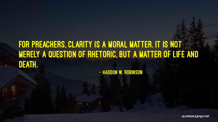 Czarnicky Quotes By Haddon W. Robinson Czarnicky Quotes By Haddon W. Robinson