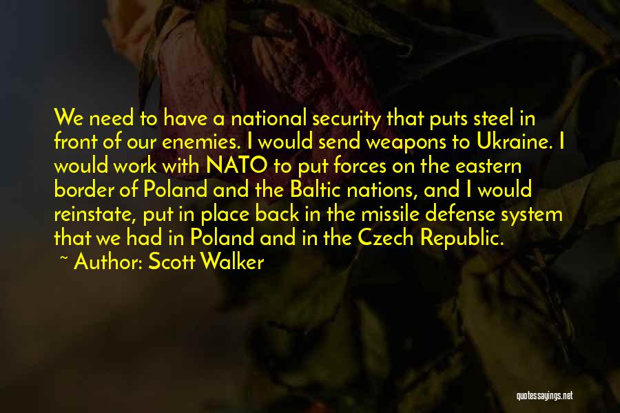 Czech Quotes By Scott Walker
