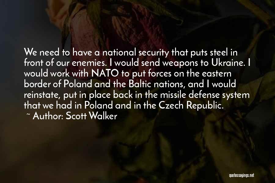 Czech Republic Quotes By Scott Walker