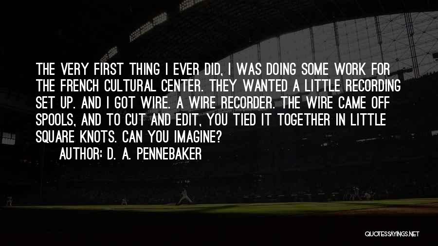 D. A. Pennebaker Quotes 2103631