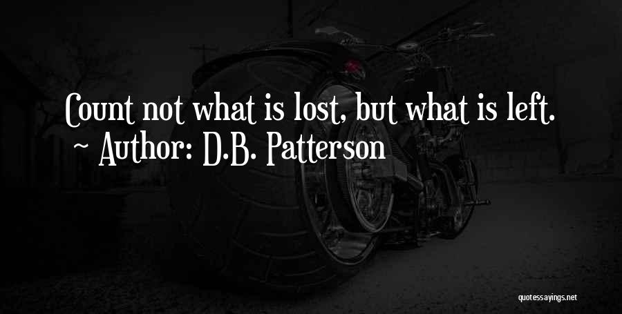 D.B. Patterson Quotes 325692