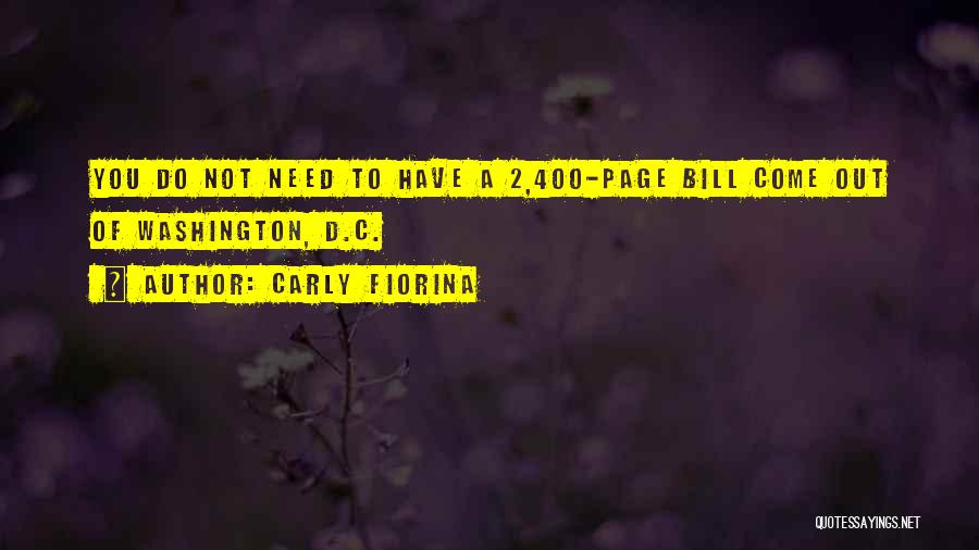 D.c Quotes By Carly Fiorina