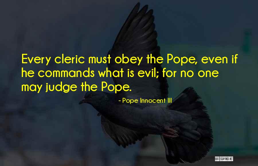 D D Cleric Quotes By Pope Innocent III D D Cleric Quotes By Pope Innocent III
