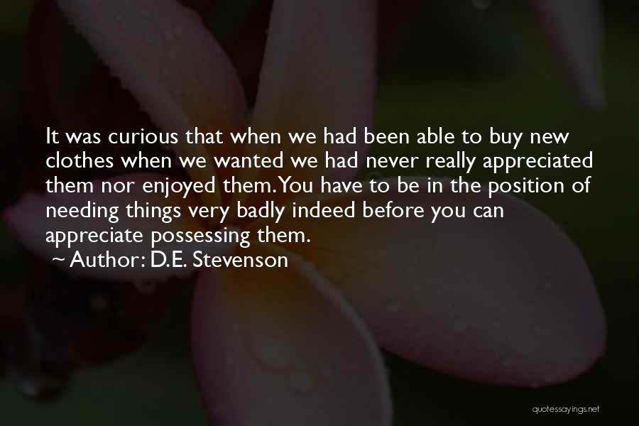 D.E. Stevenson Quotes 248397