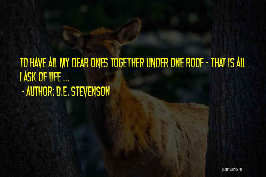 D.E. Stevenson Quotes 912412