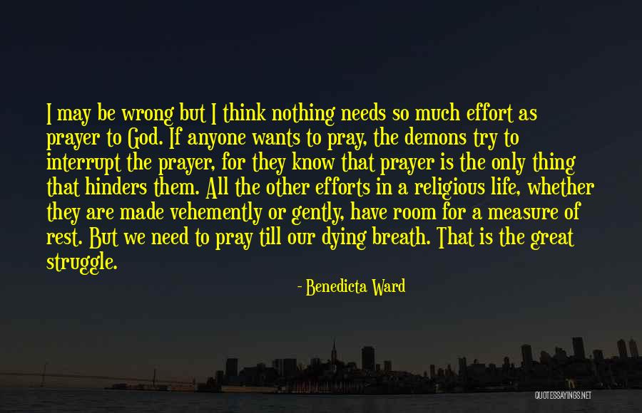 D F Pray Quotes By Benedicta Ward D F Pray Quotes By Benedicta Ward