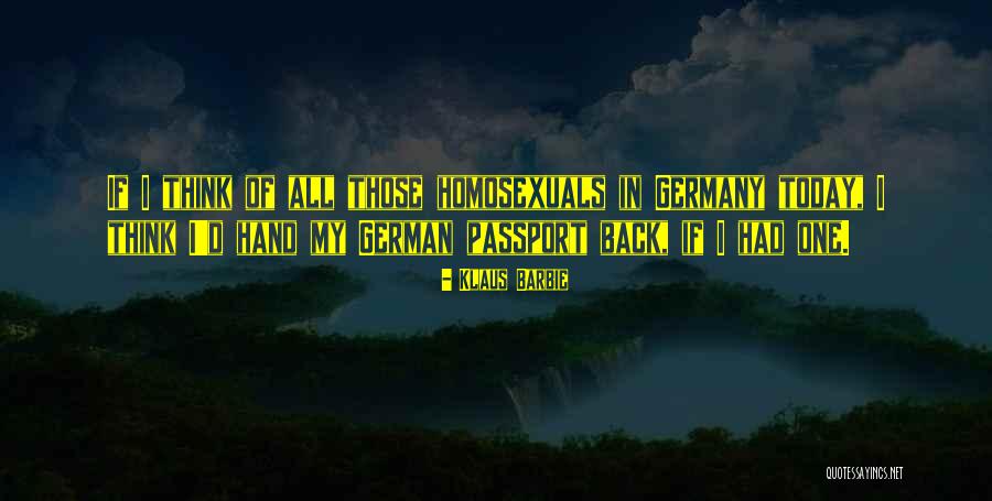 D German Quotes By Klaus Barbie D German Quotes By Klaus Barbie