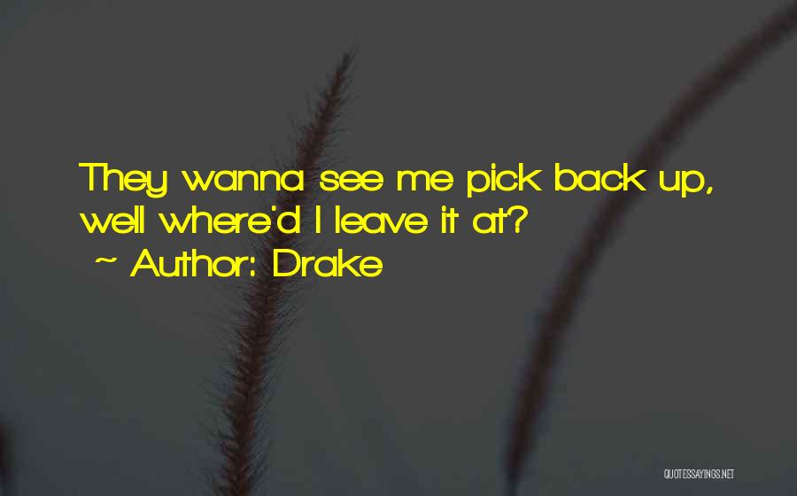 D.m Drake Quotes By Drake