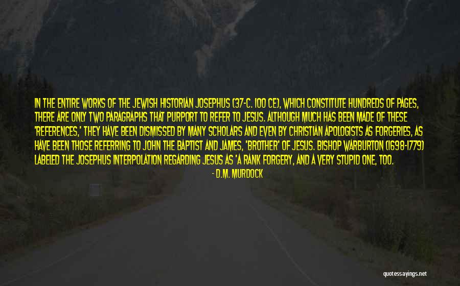 D.M. Murdock Quotes 2183846 D.M. Murdock Quotes 2183846